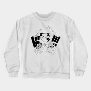 Monkey D. Luffy vs Rob Lucci Crewneck Sweatshirt